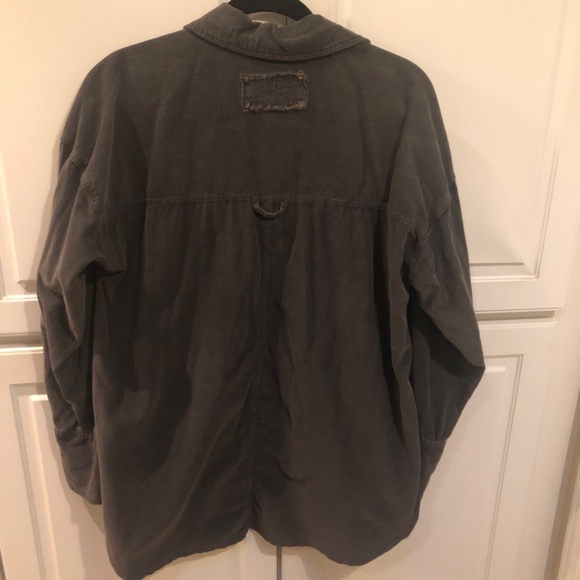 Free People Baby Cord Buttondown - Picture 2 of 3